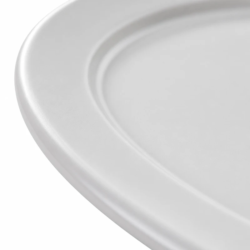 White Melamine Serving Plate factory