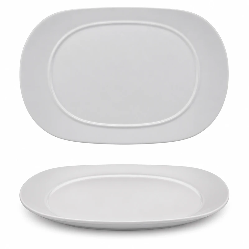 White Melamine Serving Plate suppliers